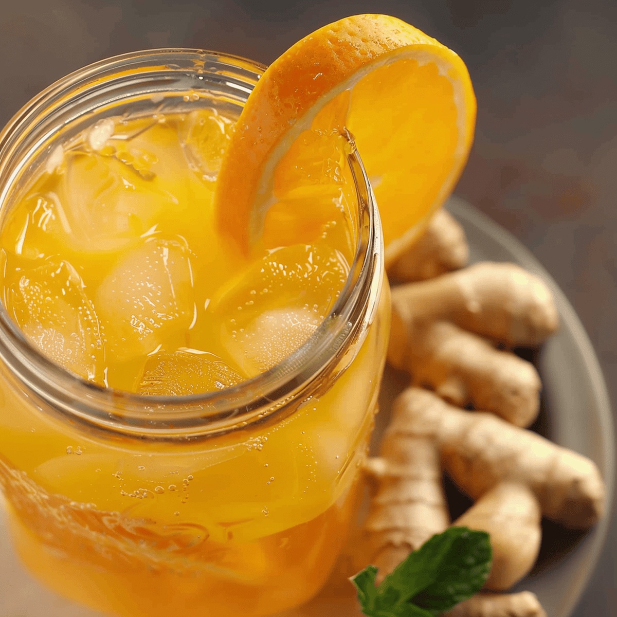 Refreshing Iced Orange Ginger Green Tea Recipe