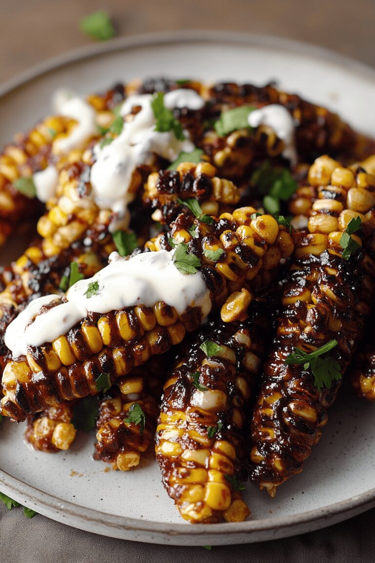 Vegan Corn Ribs with Aleppo Chili Butter & Lime Zest Cream Cheese Recipe