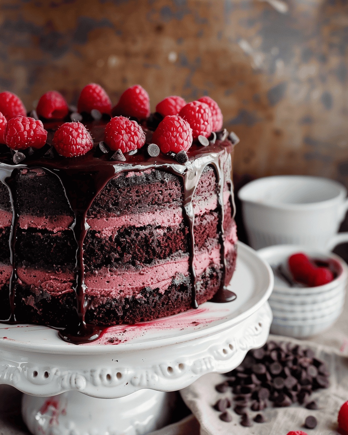 Chocolate Raspberry Cake Recipe