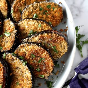 Delectable Eggplant Rounds Recipe