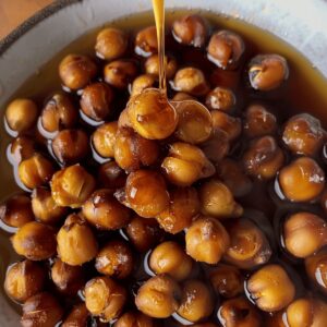 Sweet Honey Roasted Chickpeas Recipe