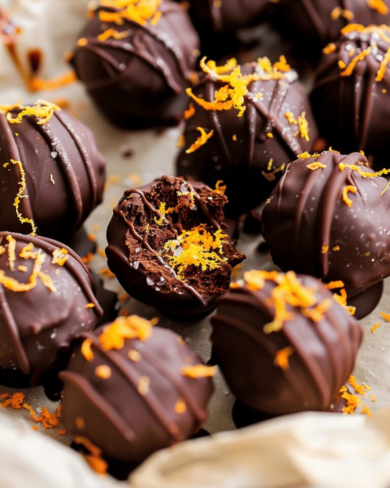 Dark Chocolate Orange Truffles Recipe