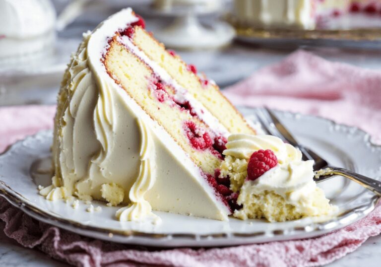 Heavenly Raspberry Lemon Bliss Cake Recipe