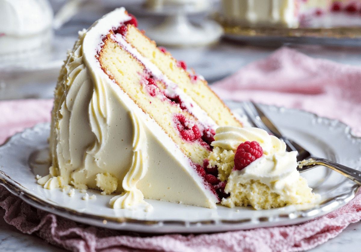 Heavenly Raspberry Lemon Bliss Cake Recipe