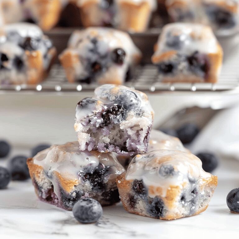 Irresistible Baked Blueberry Fritter Bites Recipe