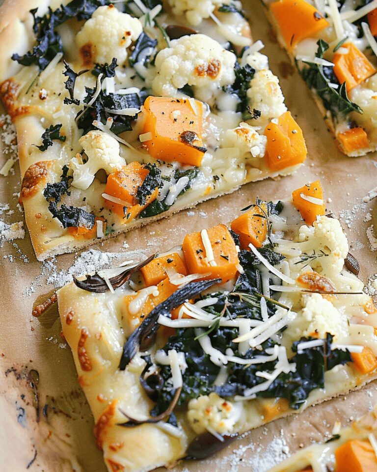 Rustic Vegetable Pizza Recipe