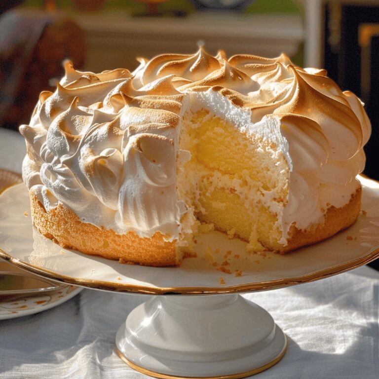 Fluffy Lemon Meringue Cloud Cake Recipe