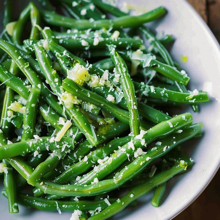 Crisp Garlic Green Beans Recipe