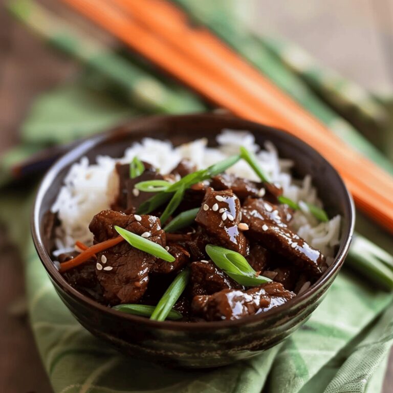 Tender Slow Cooker Mongolian Beef Recipe