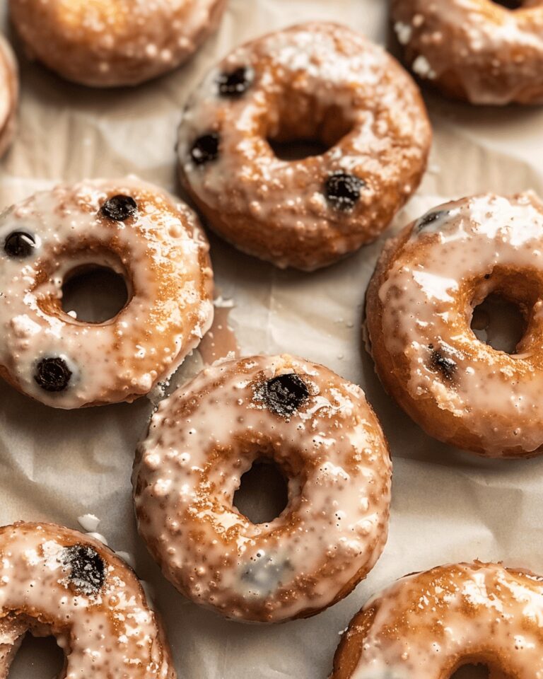 Blueberry Cake Donuts Recipe