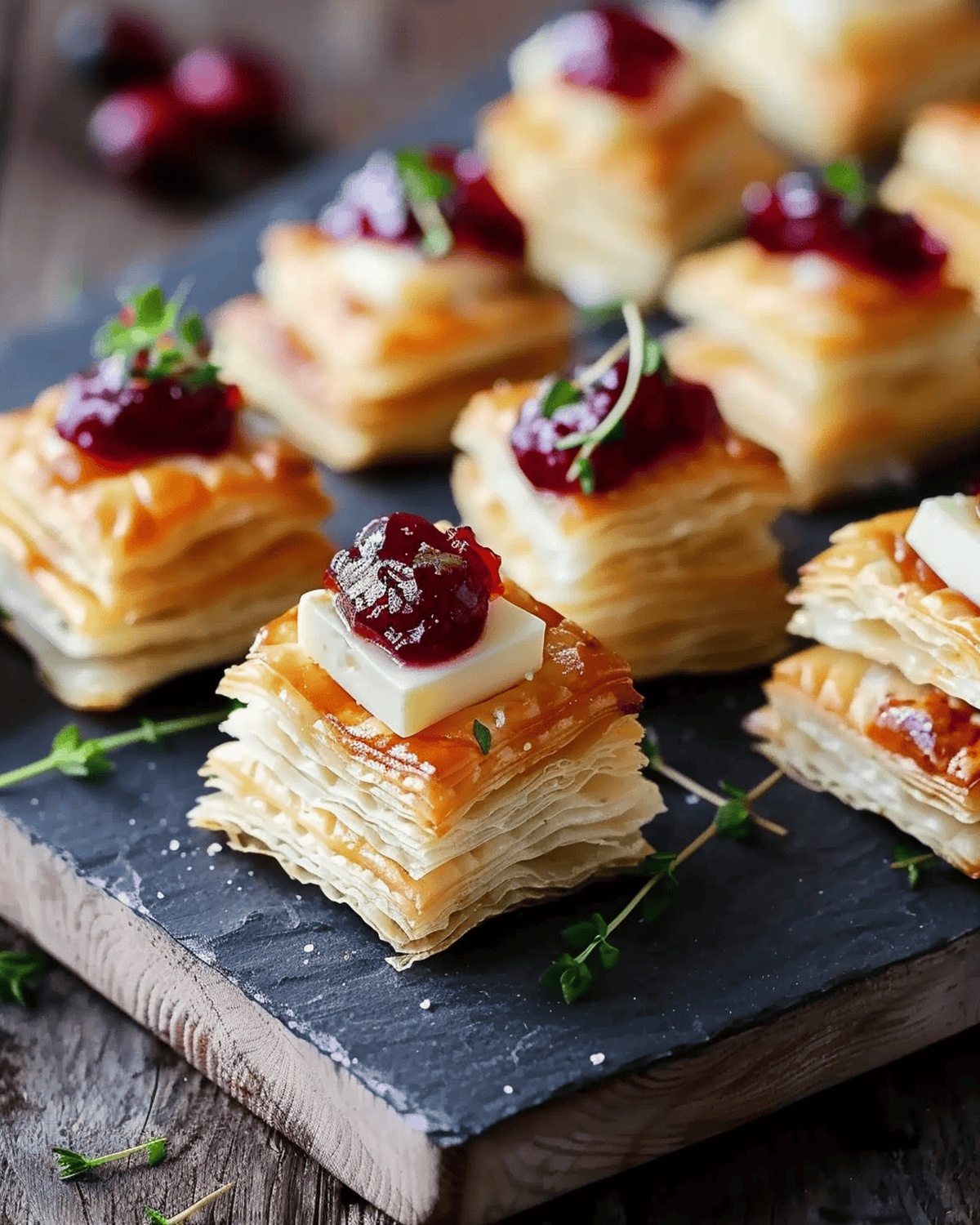 Crispy Cranberry & Brie Bites Recipe