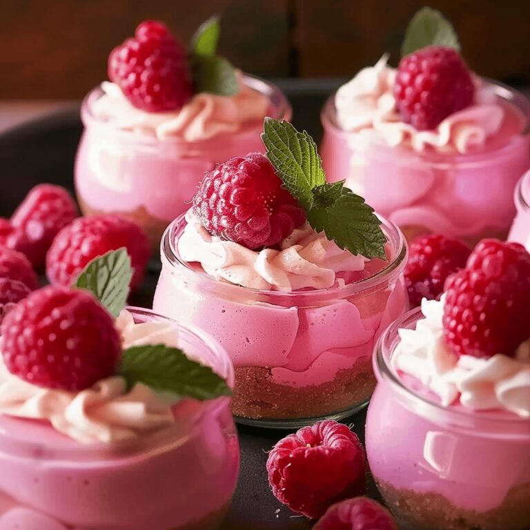 Silky Raspberry Cheesecake Mousse Recipe