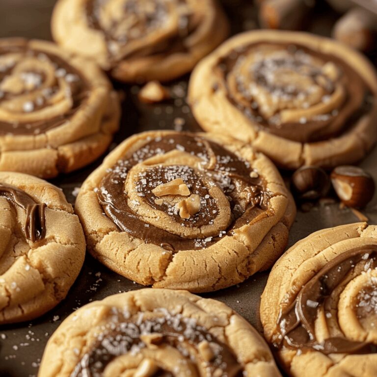 Irresistible Peanut Butter Hazelnut Swirl Cookies Recipe