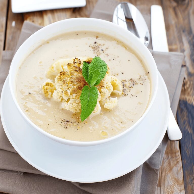 Creamy Cauliflower And Boursin Soup Recipe