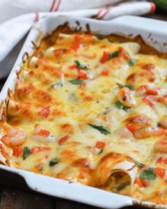 Creamy Shrimp Enchiladas Recipe