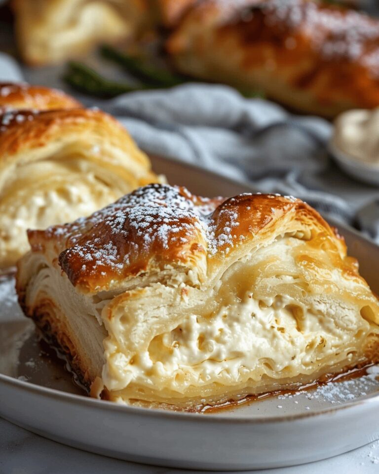 Creamy Crescent Roll Cheesecake Bars Recipe