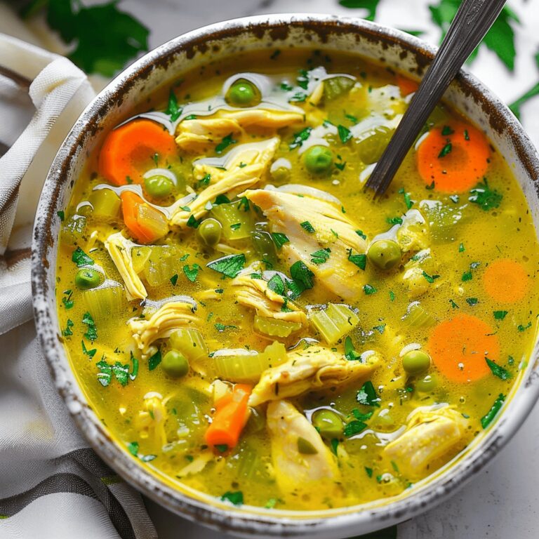 Golden Turmeric Chicken Healing Soup Recipe