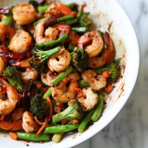 Sizzling Shrimp And Vegetable Stir-Fry Recipe