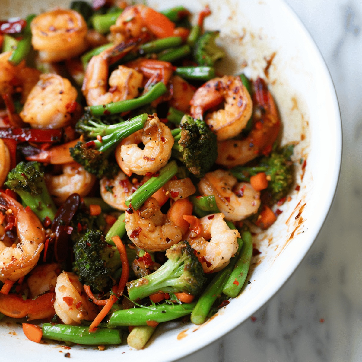 Sizzling Shrimp And Vegetable Stir-Fry Recipe