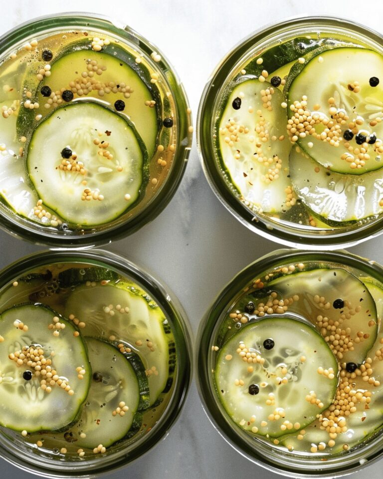 Tangy Bread & Butter Refrigerator Pickles Recipe