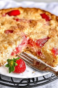 French Strawberry Cake Recipe
