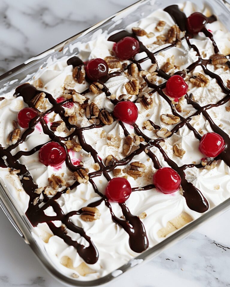 No-Bake Banana Split Dessert Recipe