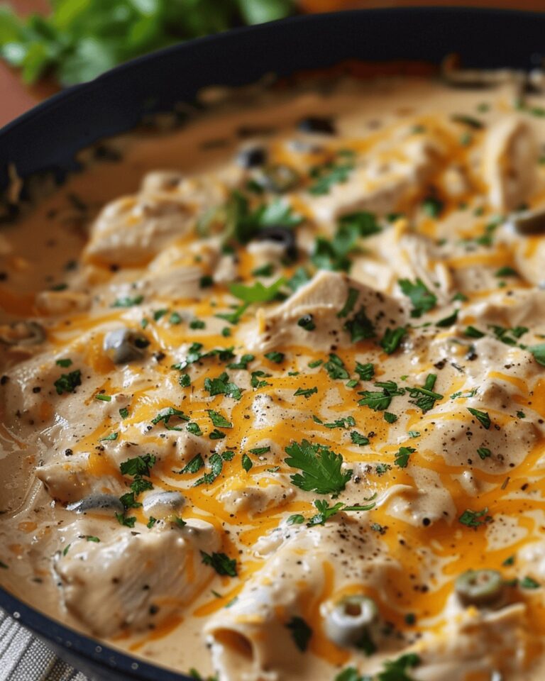 One Pan Sour Cream Chicken Enchilada Skillet Recipe