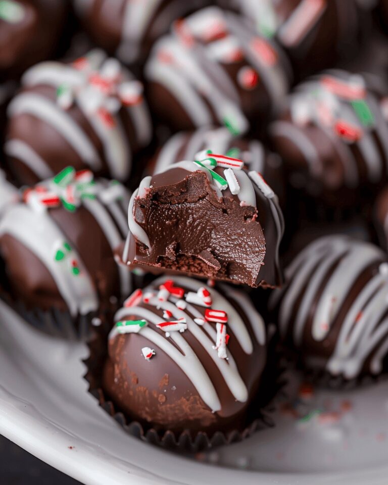 5-Ingredient Peppermint Chocolate Truffles Recipe