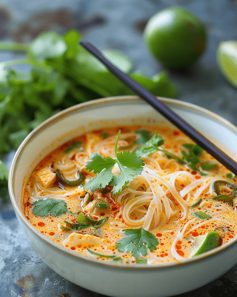 Thai Red Curry Noodle Soup Recipe