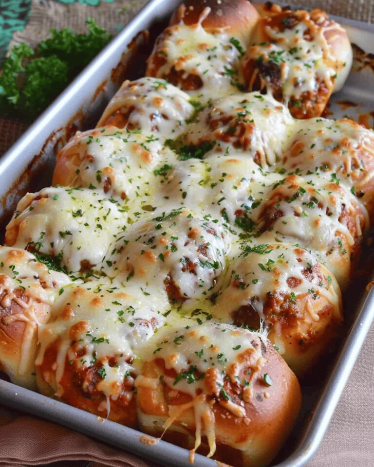 Garlic Bread Meatball Bombs Recipe