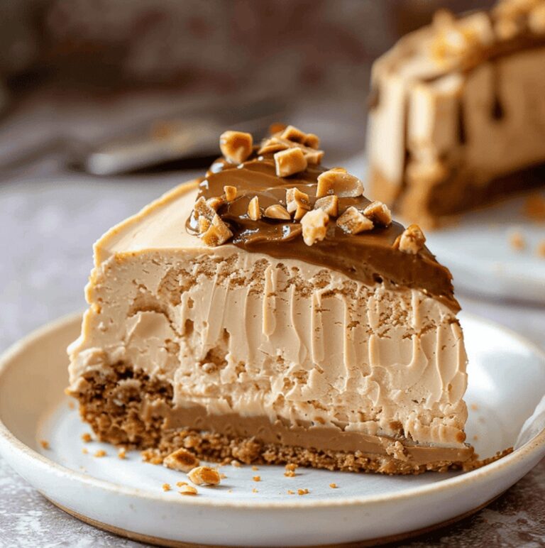 Decadent Peanut Butter Cheesecake with a Peanut Butter Cookie Crust Recipe
