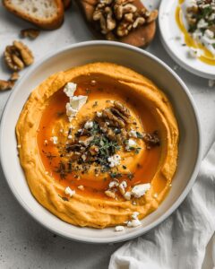 Pumpkin Whipped Feta Dip Recipe
