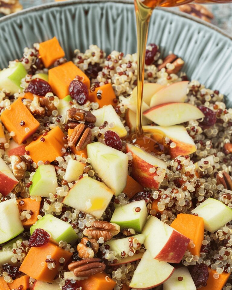 Hearty Apple Sweet Potato Quinoa Salad Recipe