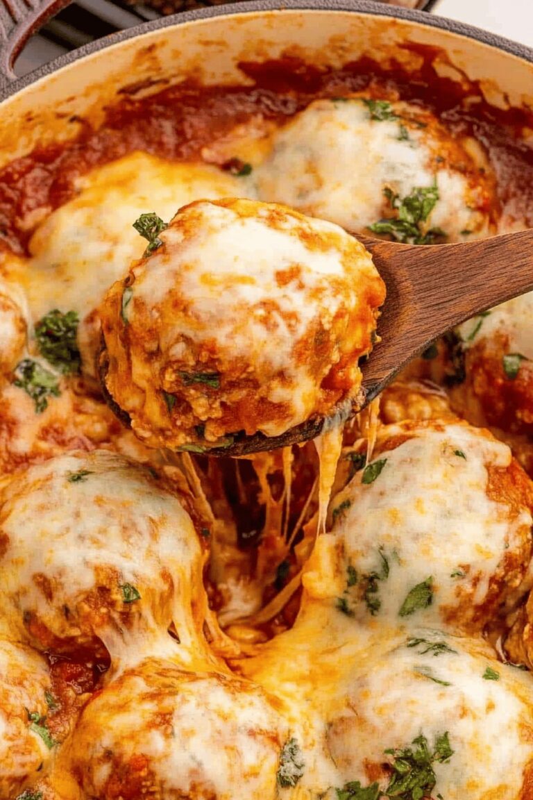 Chicken Parmesan Meatballs Recipe