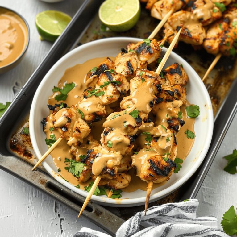 Tantalizing Thai Peanut Chicken Skewers Recipe