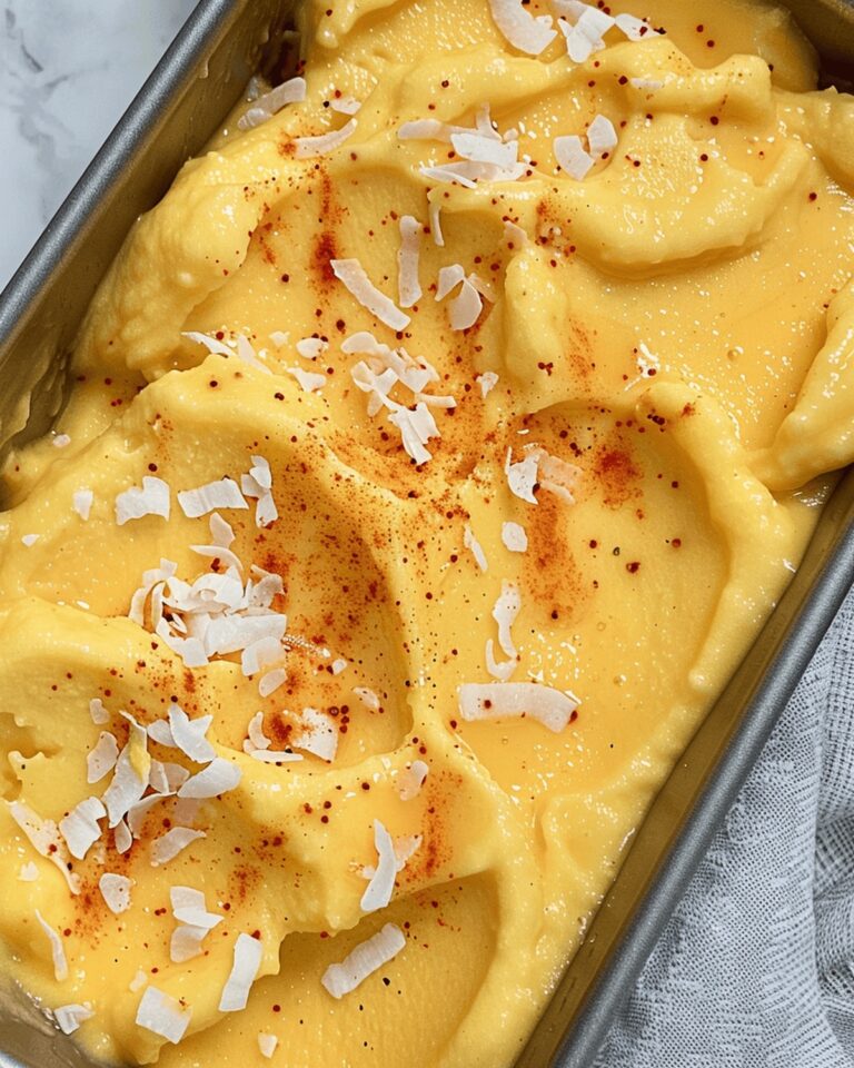 Chili Lime Mango Sorbet Recipe