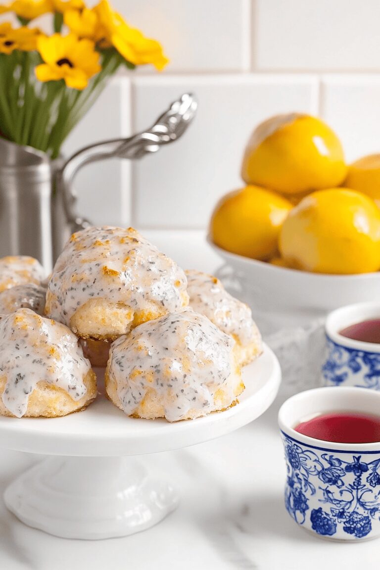 Easy Lemon Poppy Seed Scones Recipe