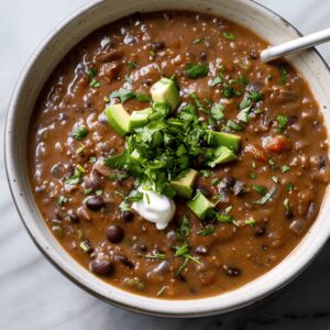 Hearty Black Bean Soup Recipe