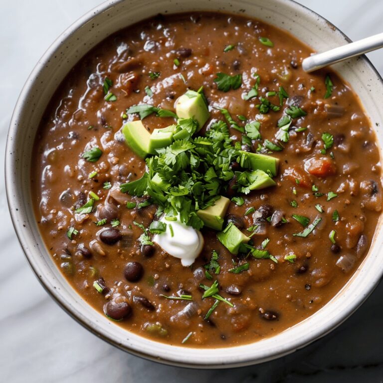Hearty Black Bean Soup Recipe