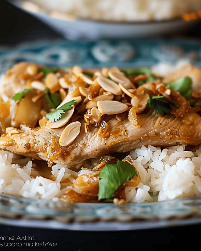 Zesty Ginger Almond Chicken Recipe
