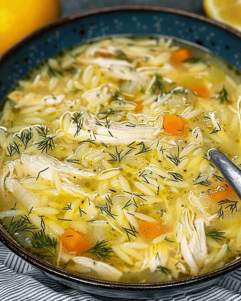 Avgolemono Greek Lemon Chicken Soup Recipe