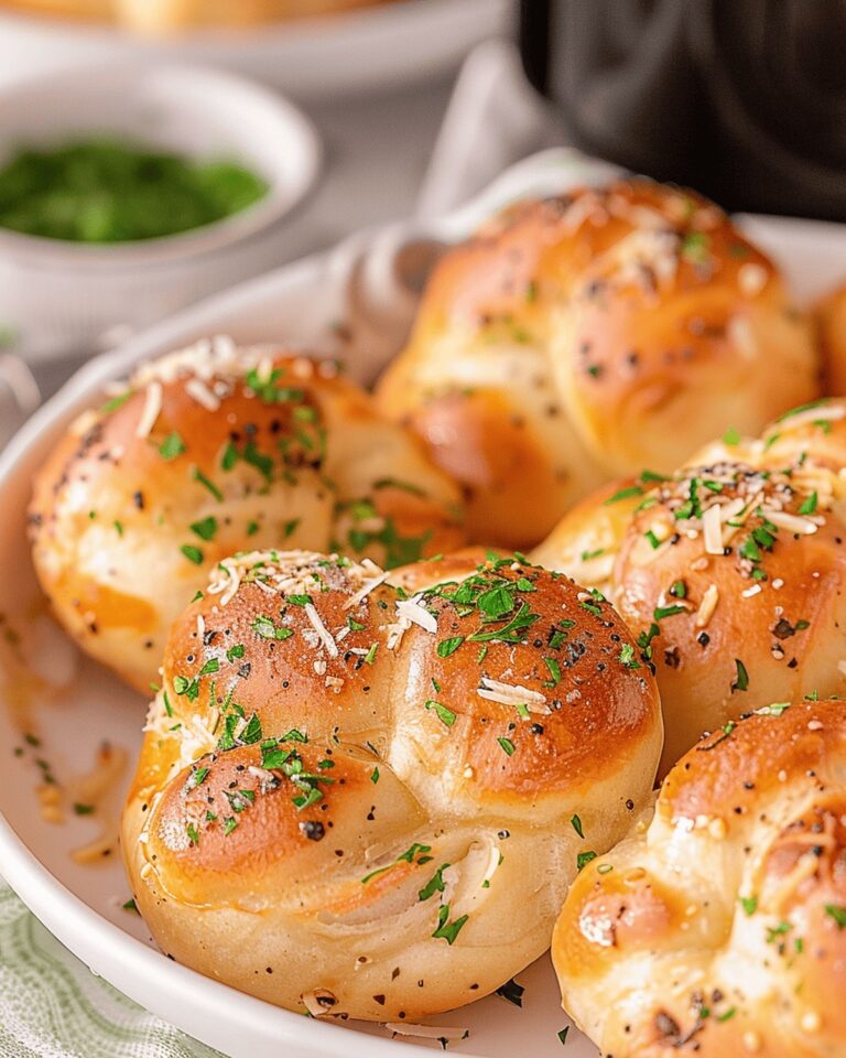 Air Fryer Garlic Knots Recipe