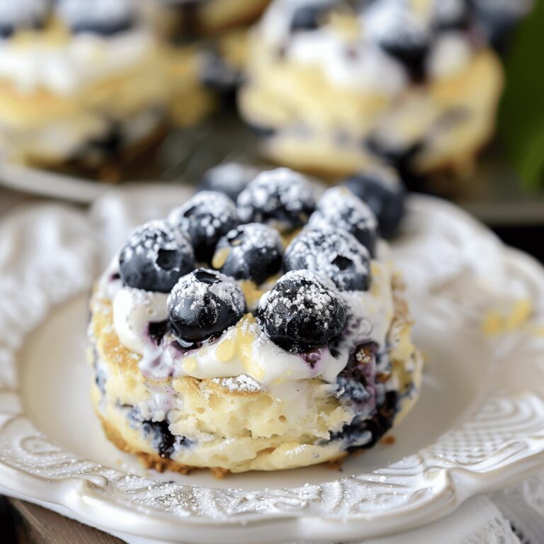 Heavenly Blueberry Bliss Cakes Recipe