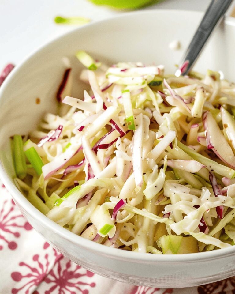 Crisp Apple Coleslaw Salad Recipe