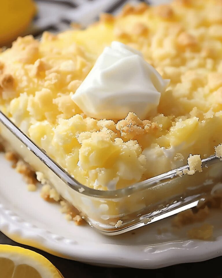 Lemon Cream Cheese Dump Cake Recipe