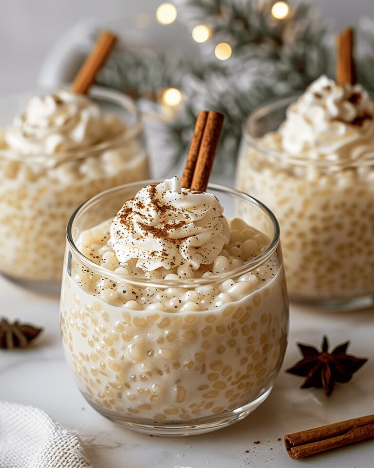 Eggnog Tapioca Pudding Recipe