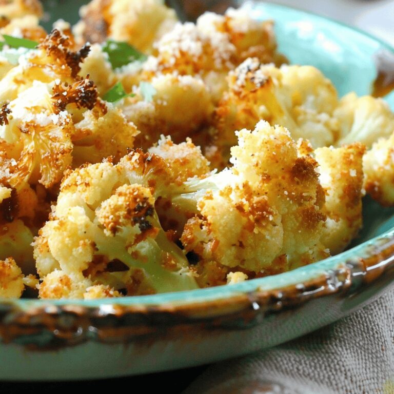 Crispy Oven Roasted Cauliflower Recipe