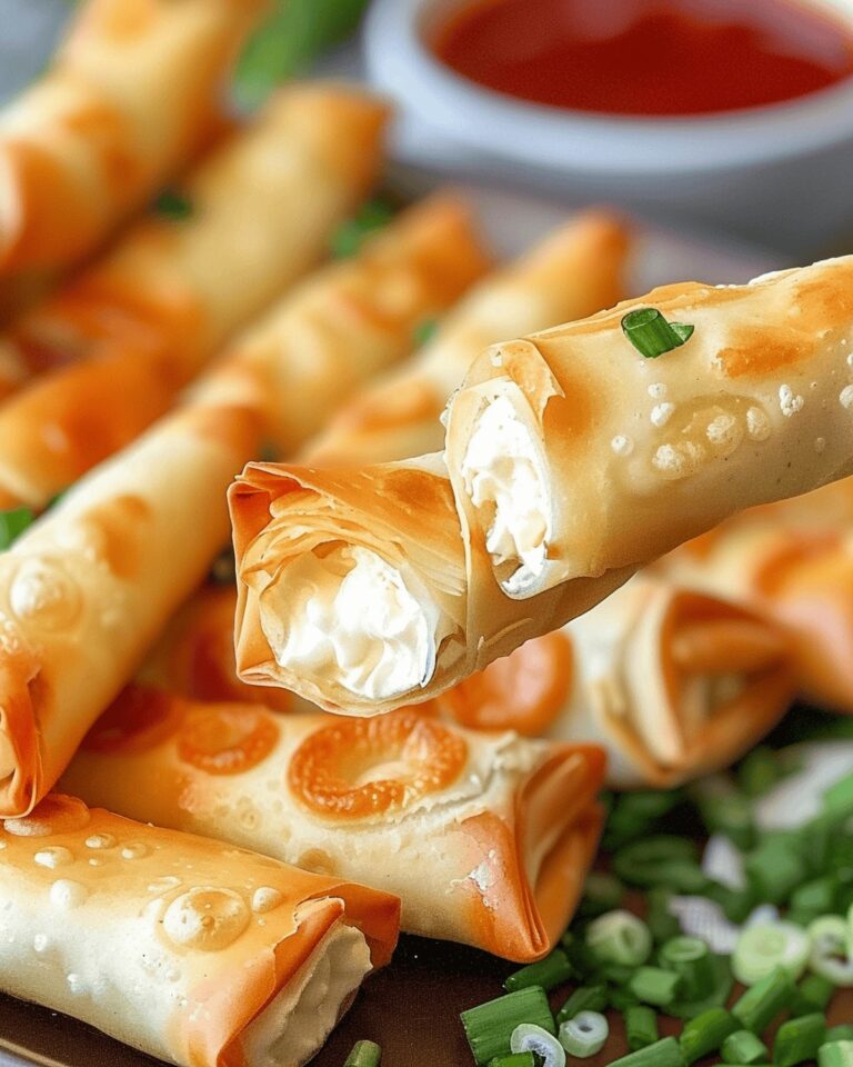 Easy Baked Cream Cheese Rangoon Rolls Recipe