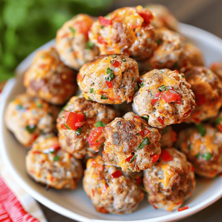 Irresistible Rotel Cream Cheese Sausage Balls Recipe