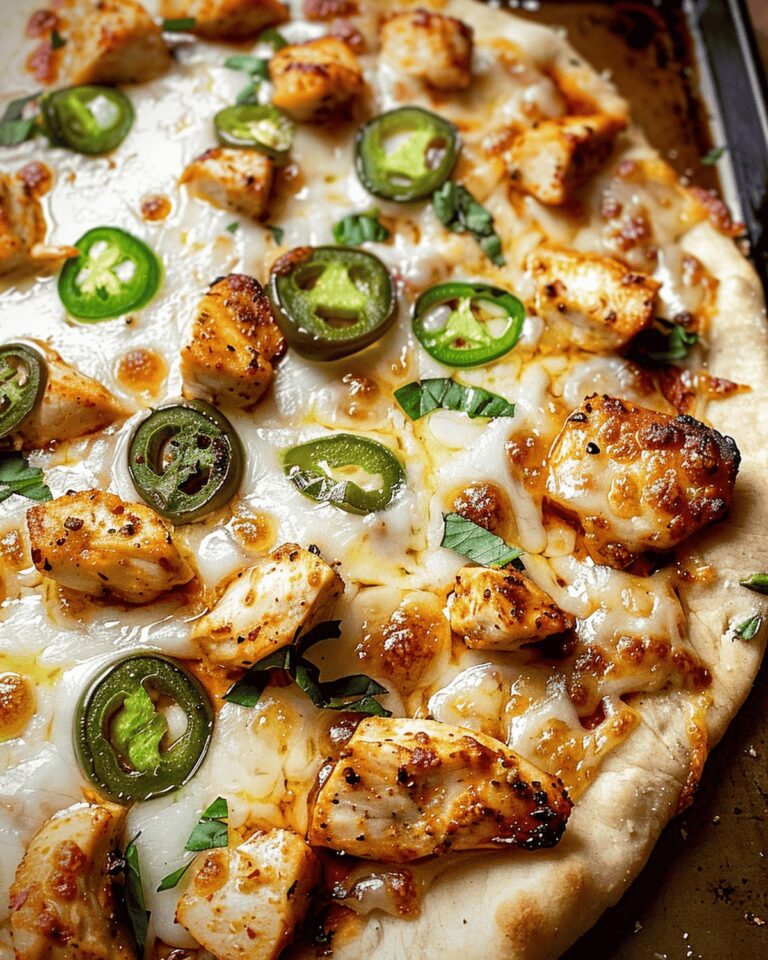 Spicy Chicken and Pickled Jalapeo Pizza Recipe
